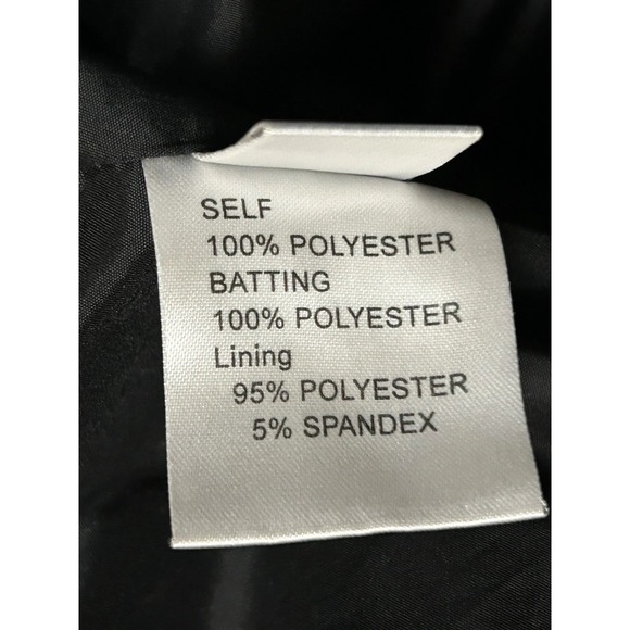 St John Quilted Gold Coat. Sz L Pockets, Lined - Picture 9 of 9